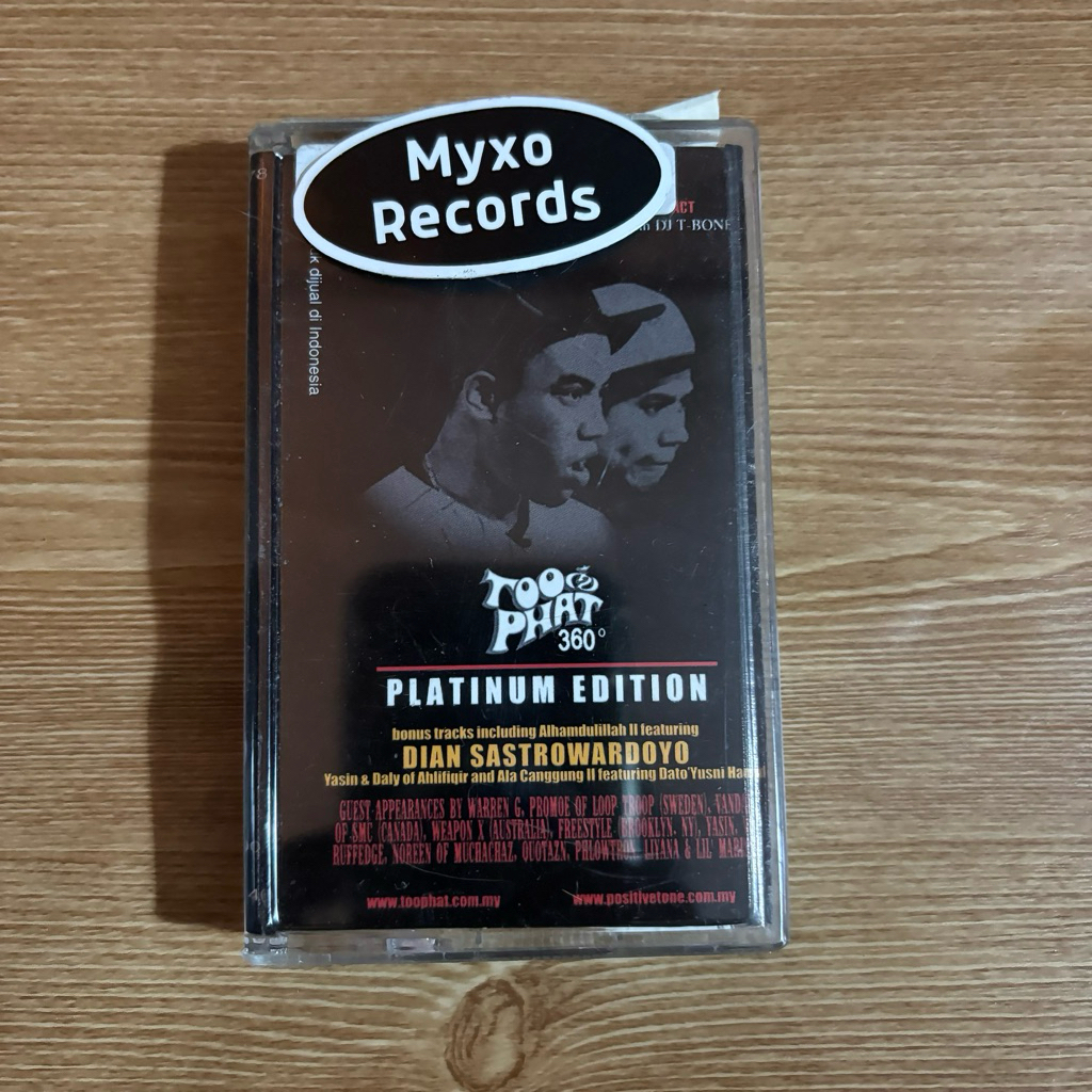 KASET PITA ORIGINAL TOO PHAT 360 DEGREES PLATINUM EDITION