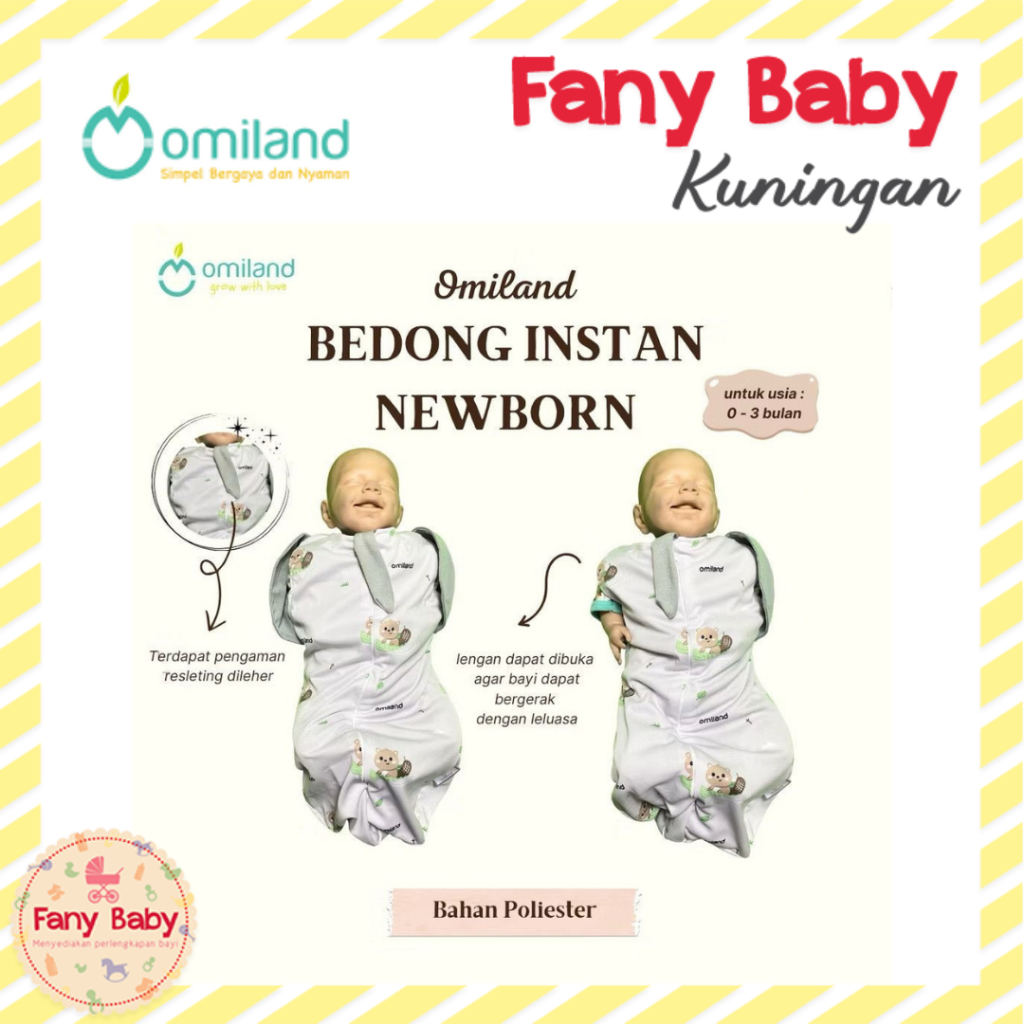 OMILAND BEDONG INSTANT BABY NEWBORN OTTER / FOX SERIES