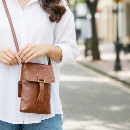 ABEKANI LEATHER LOLICASE Tas Kulit Wanita Mini Tas Kecil Tas HP Mini Sling Bag Modis LOLI Case