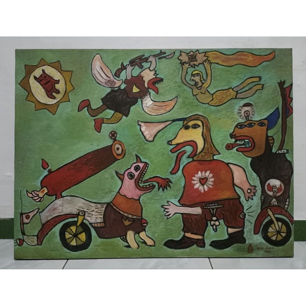 Lukisan Ori karya Heri Dono