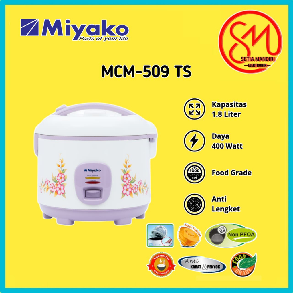 Miyako MCM-509 TS Panci Pemanas