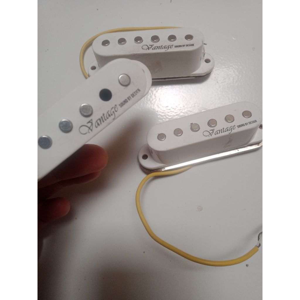 stratocaster white pickup set sss