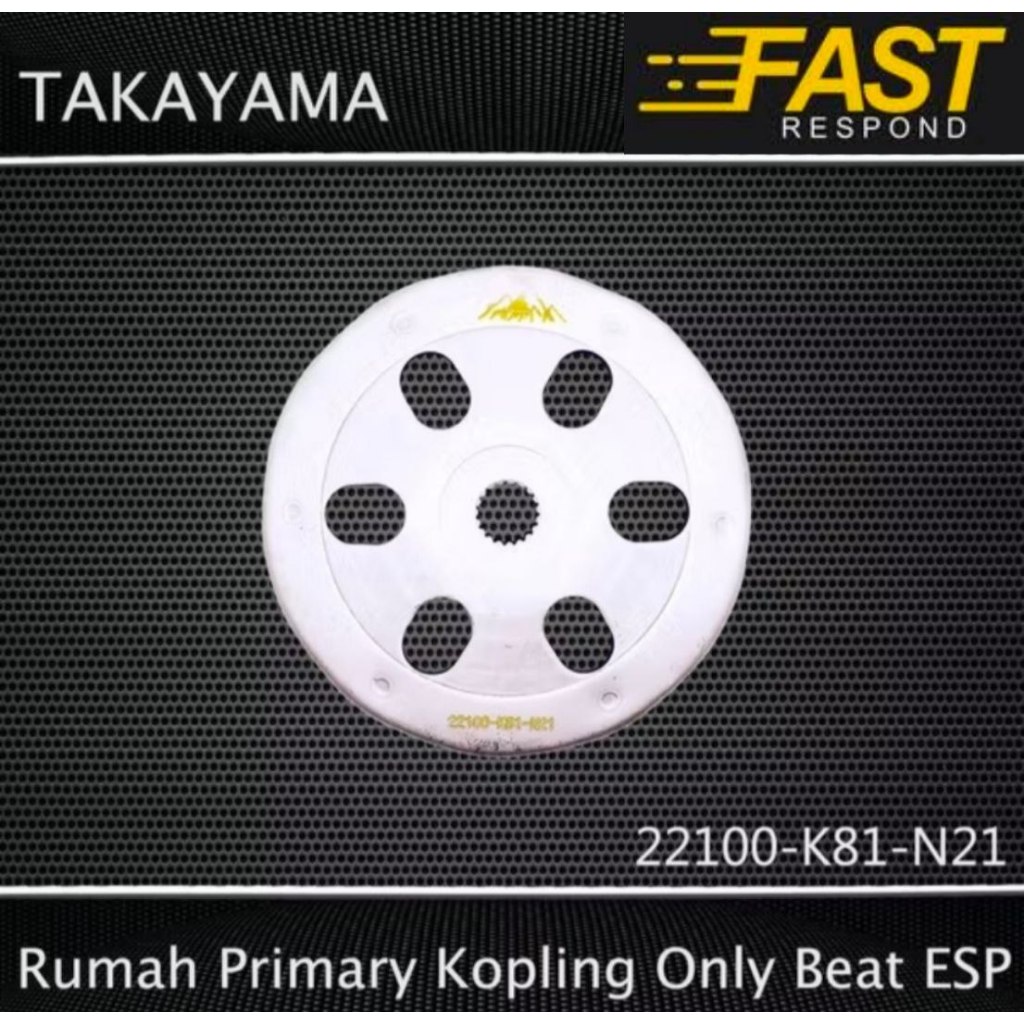 Mangkok Ganda Beat Esp, Scoopy Esp K93 Ring 12 Asli BARU Takayama