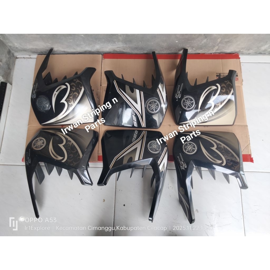 Airscoop Sayap Tangki Original Yamaha Scorpio Z New