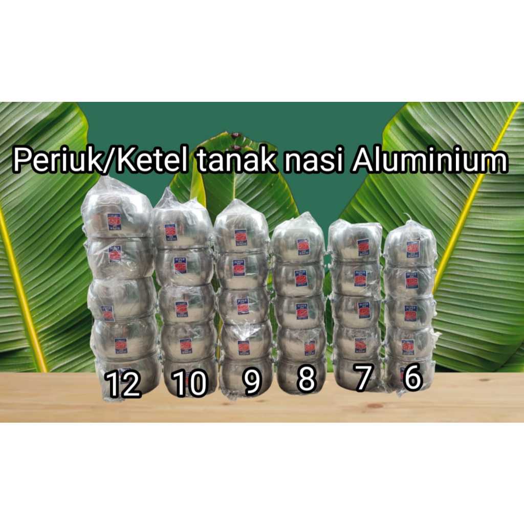 Periuk / Ketel Masak Nasi Alumunium / Super