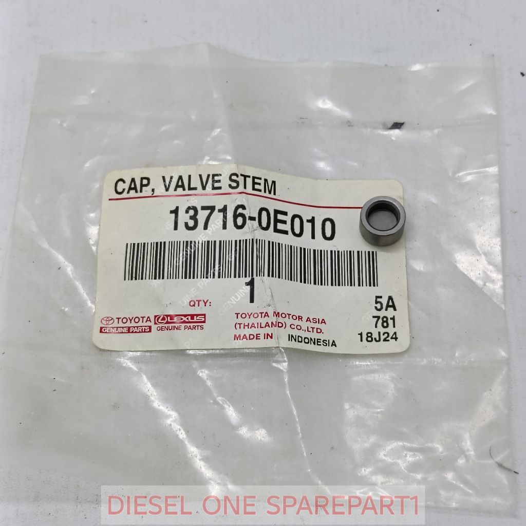 Cap Valve stem Topi Klep Original Toyota Hilux Revo Innova Reborn Fortuner VRZ 2GD Asli 13716-0E010