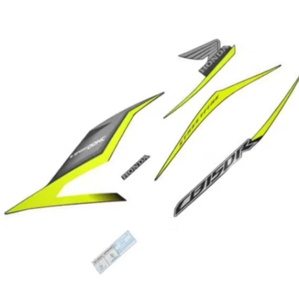 sticker sterping body kanan (stripe Set R) blak type 2- cb 150R StreetFire K15M original AHM