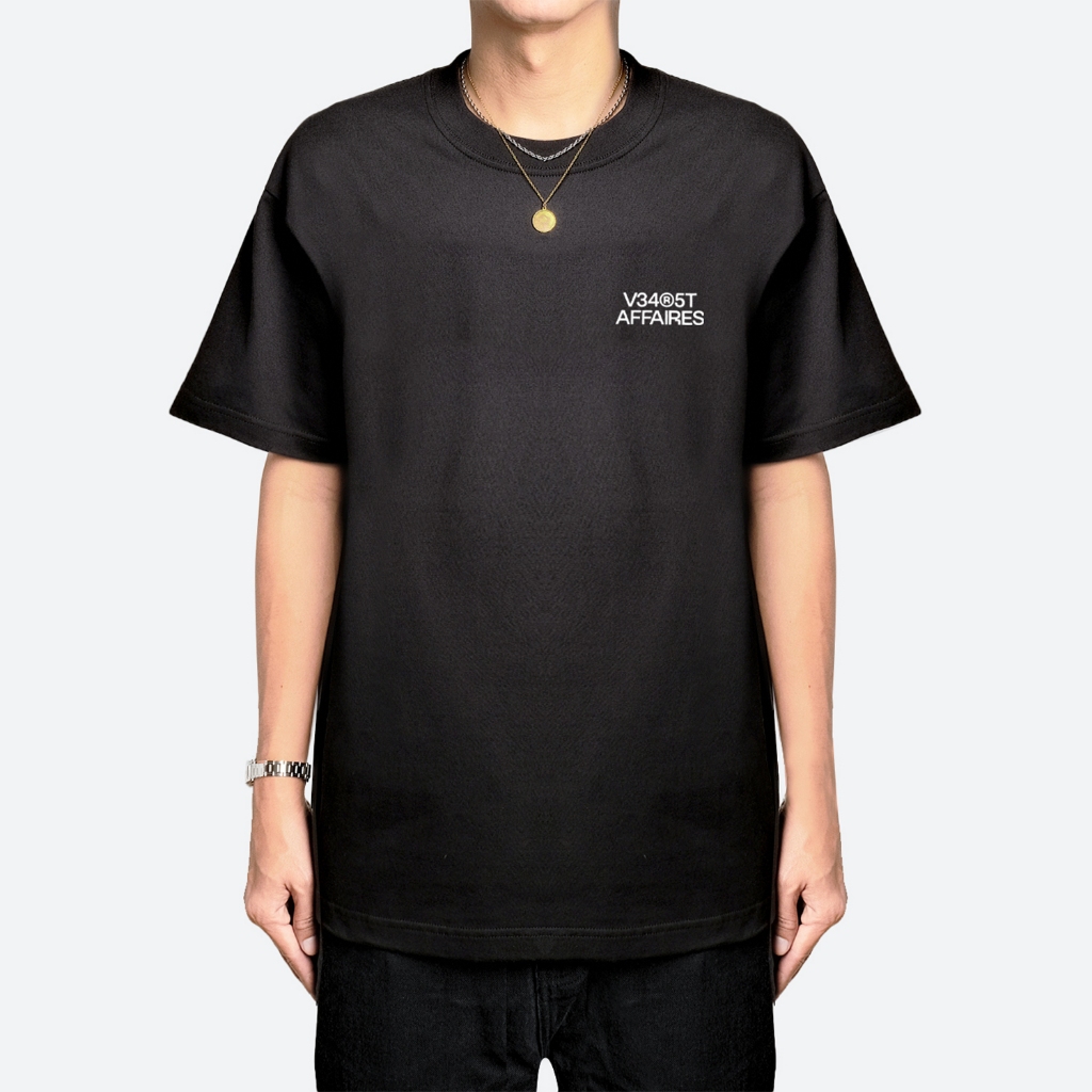 Vearst Affaires Tshirt Short Sleeve Scale Black