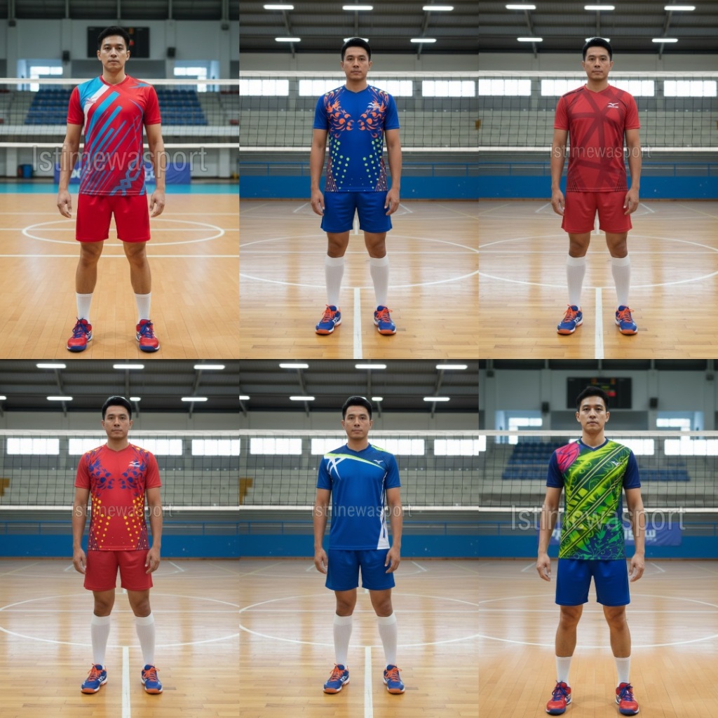 KVM Kaos Baju Jersey Voli Mizuno Kaos Volly Jersey Volly Atasan Volly Vollyball