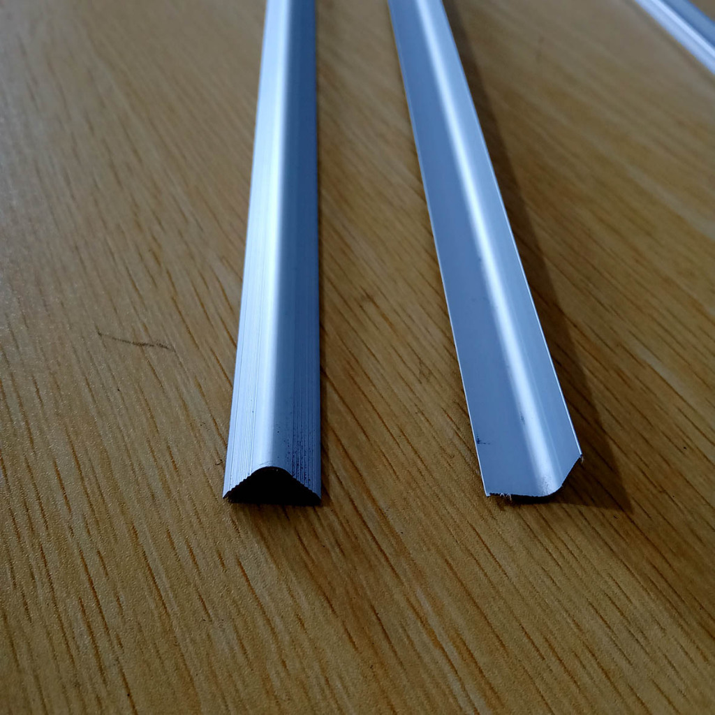 LIST ALUMUNIUM L kecil List alumunium kecil 50 cm