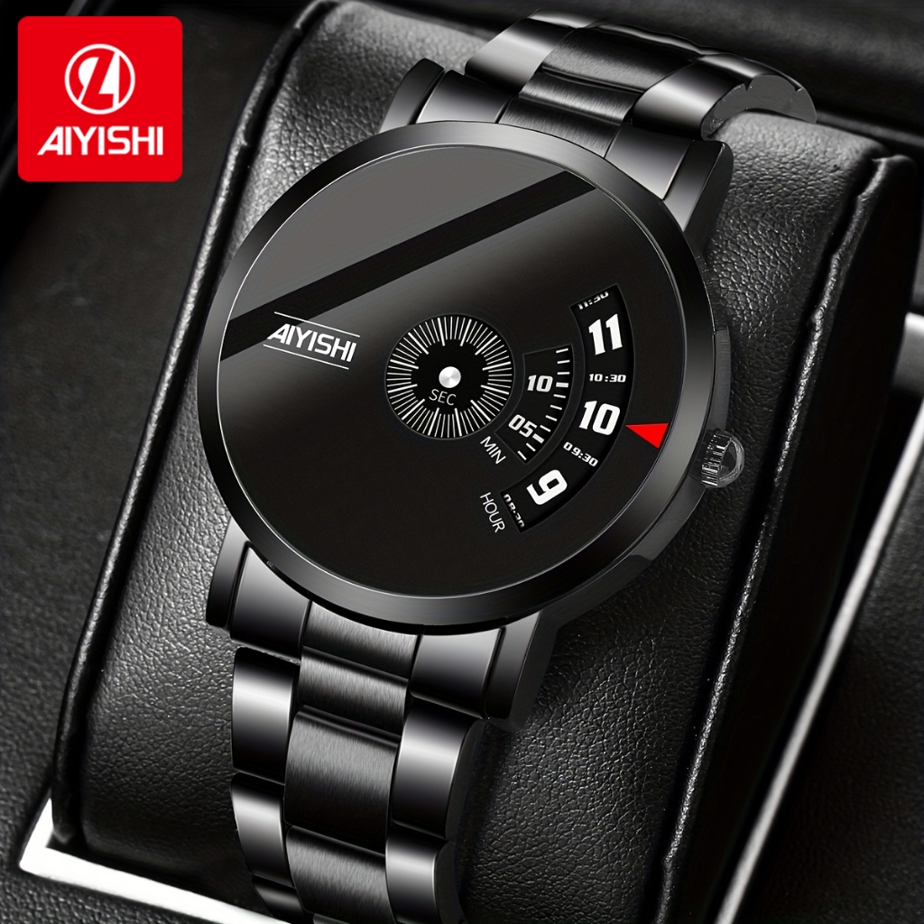 AIYISHI Jam Tangan Pria /1620 Men / AIYISHI Analog Stainless Steel Strap Original