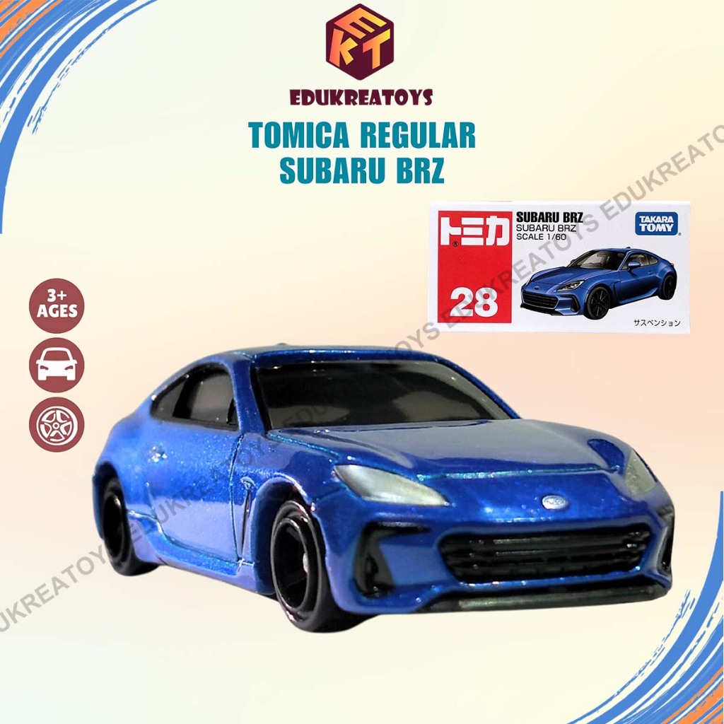 Mainan mobil diecast Tomica Reguler Subaru BRZ