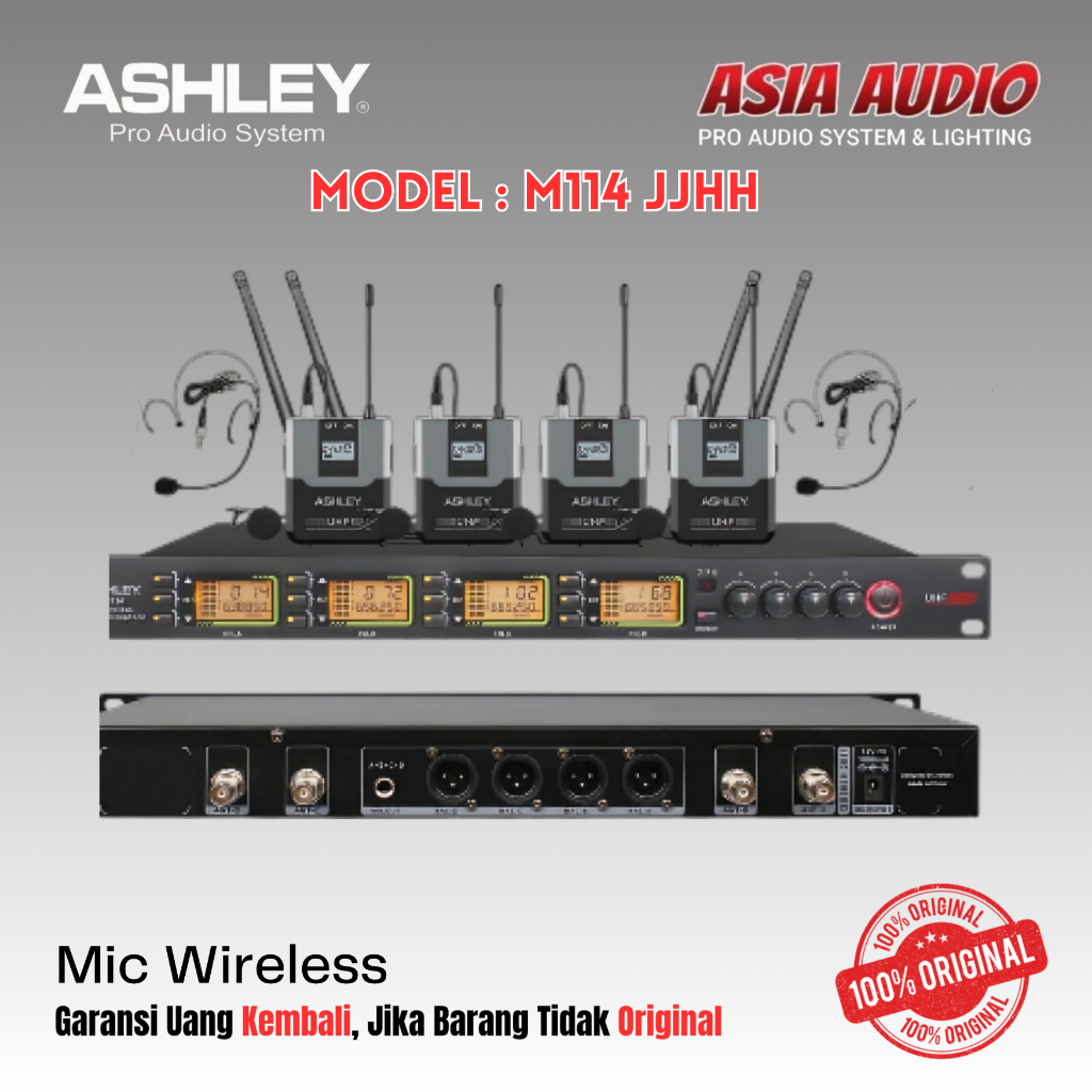 MIC WIRELESS ASHLEY M114 JJHH CLIP ON