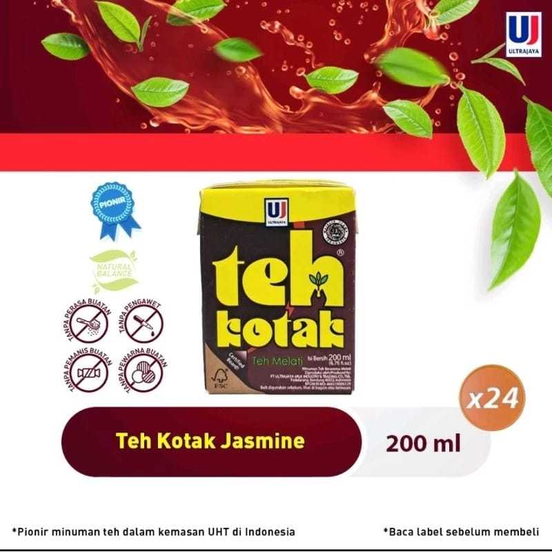 Teh Kotak Mini 200ml (1dus isi 24 pcs) / Teh Kotak Mini 200ml 1 dus