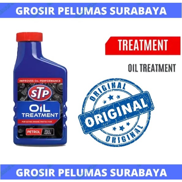 Original IMPORT STP OT oil treatment campuran additive oli mesin bensin STP engine oil treatment