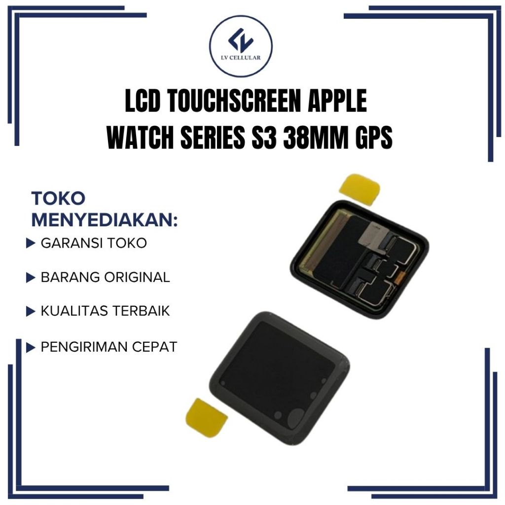 LCD TOUCHSCREEN APPLE WATCH SERIES S3 38MM/S3 42MM ORI COPOTAN