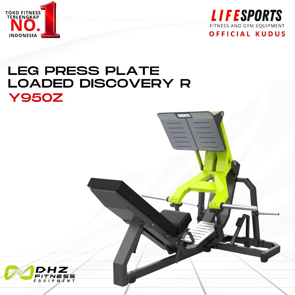 LIFESPORTS - Machine Leg Press Plate Loaded Discovery R DHZ Y950Z