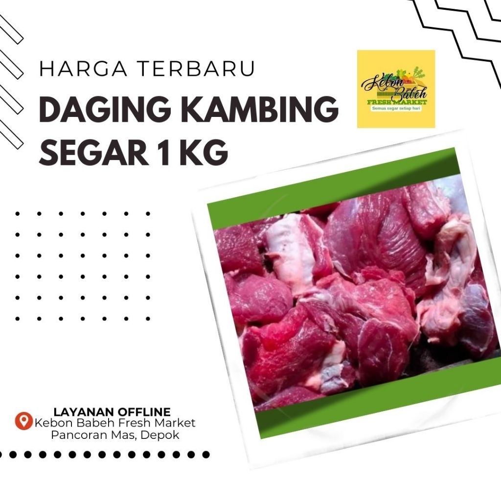 Daging Kambing Segar 1 Kg