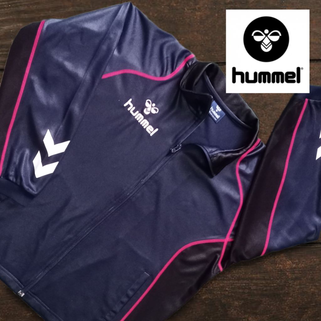 Tracktop Hummel Big Logo Halus Lembut