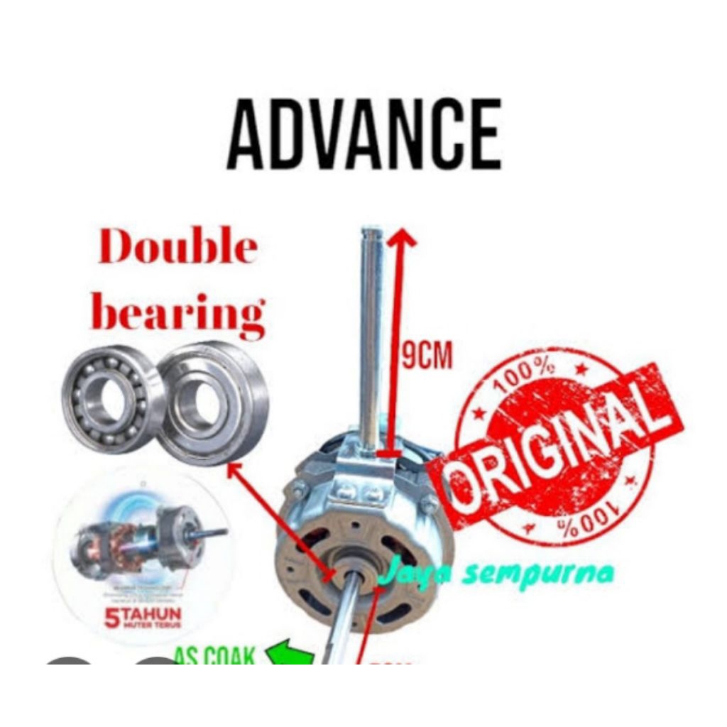 dinamo kipas angin advance bearing