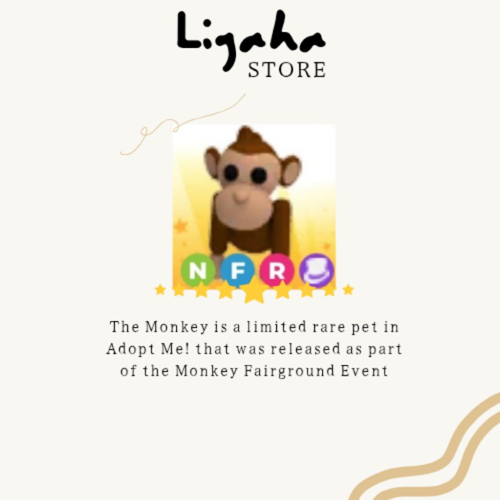 Neon Fly Ride Monkey (Adopt Me Items)