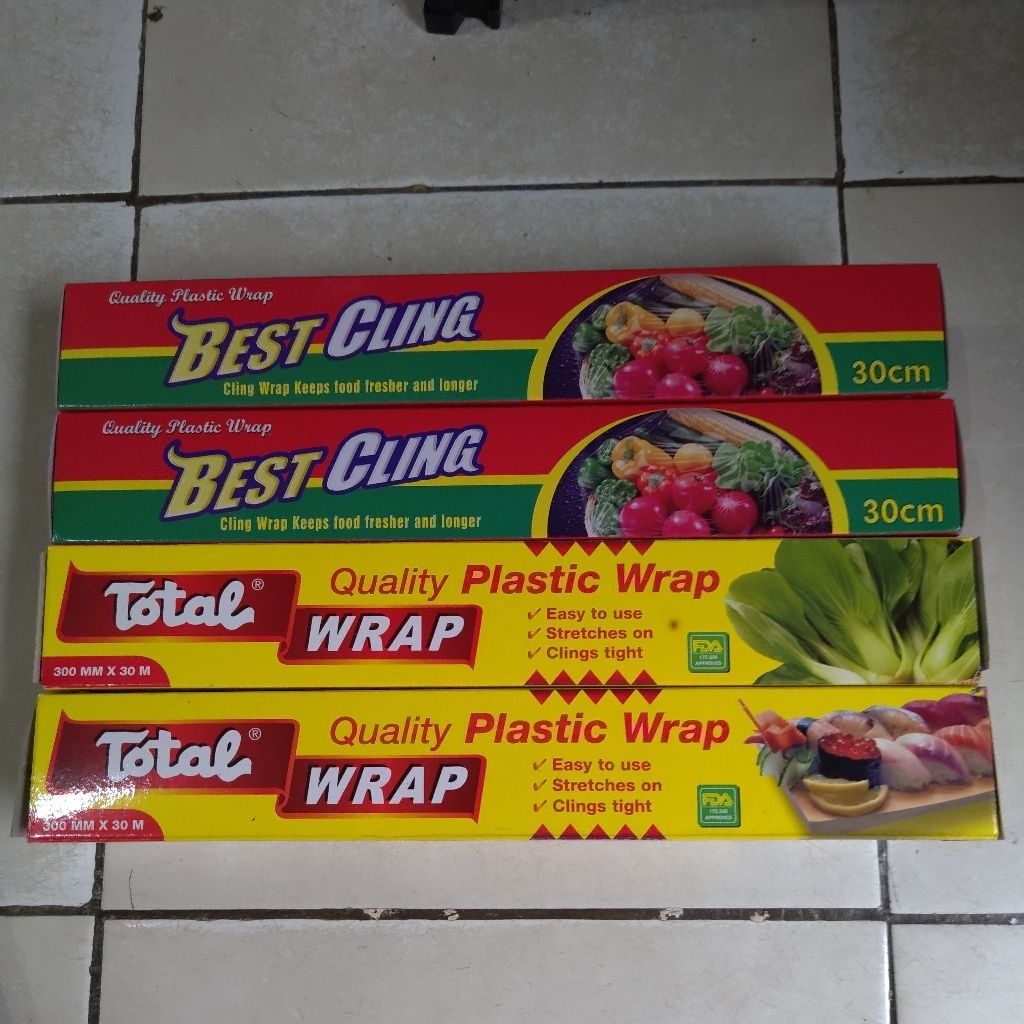 Plastik wrap pembungkus sayur dan buah uk 30 cm