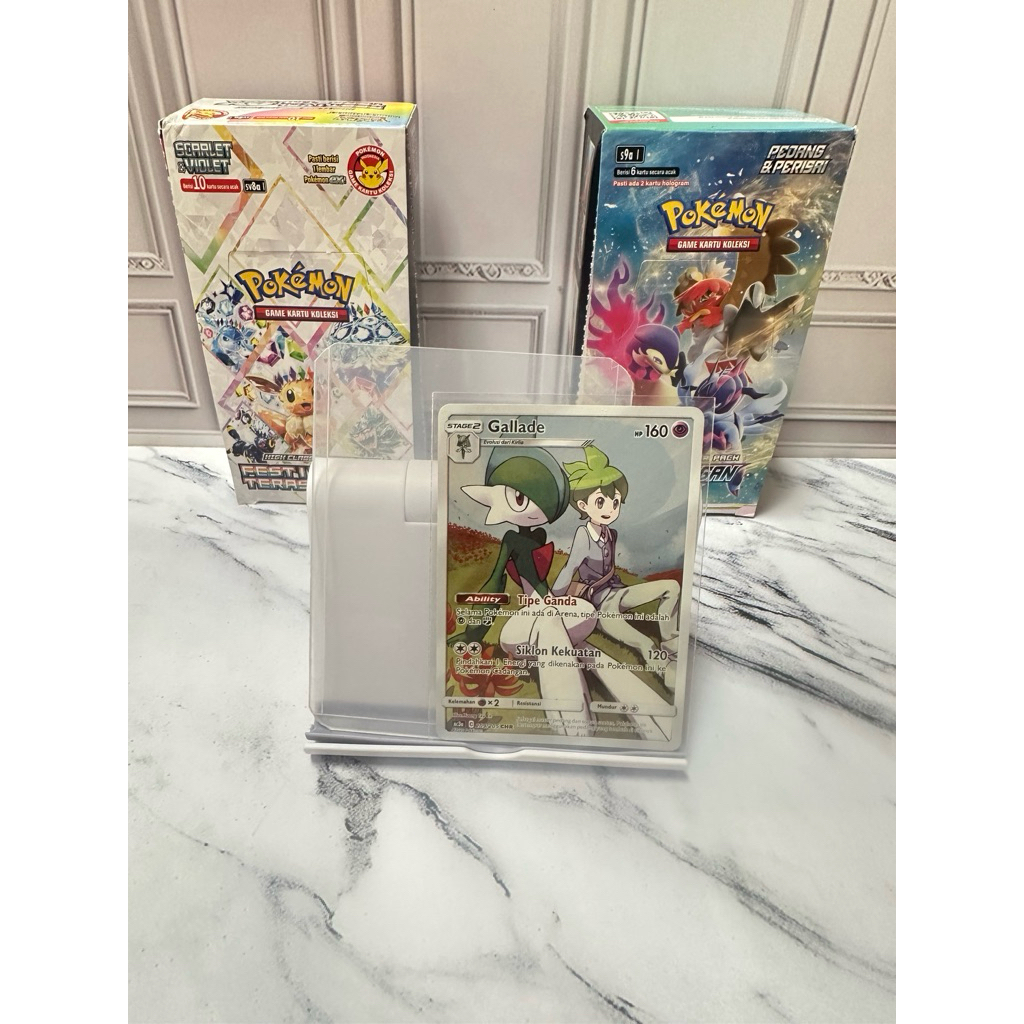Kartu Pokemon CHR GALLADE asli Bahasa indonesia ORIGINAL