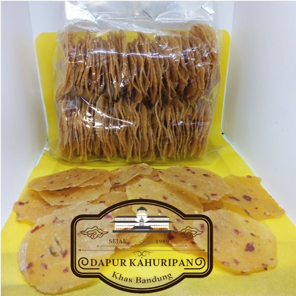 PROMO Kecimpring mentah isi 250 gram isi 30/35 pcs kicimpring mentah.opak singkong kicimpring renyah