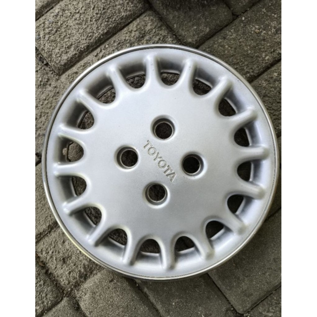 cover tutup velg dop wheel dop toyota corolla twincam ring 13 original seken