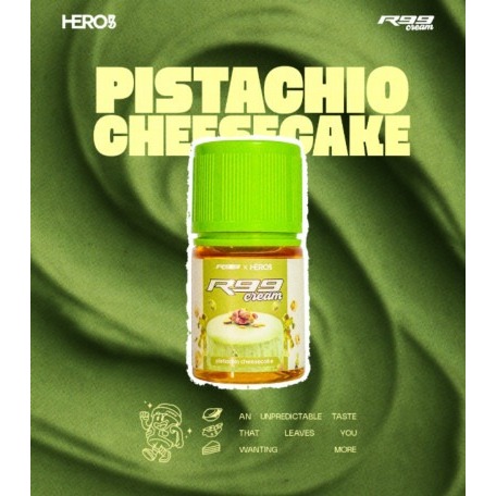 Hero57 x R99 Liquid 60Ml Pistachio Cheesecake Liquid Freebase