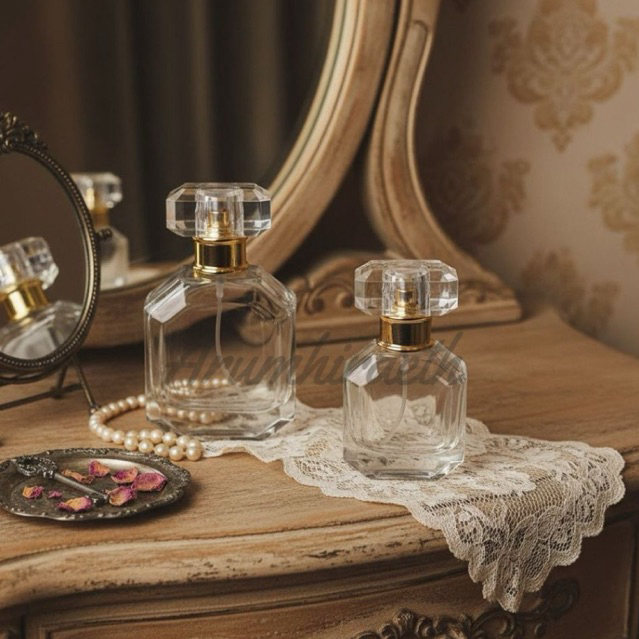 Botol Parfum Kosong Diamond Gold Spray Drat 50ml