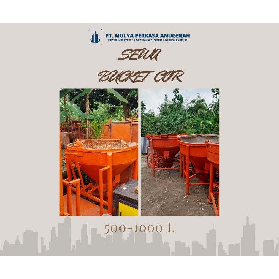 SEWA BUCKET COR TANGERANG 500–1000 L