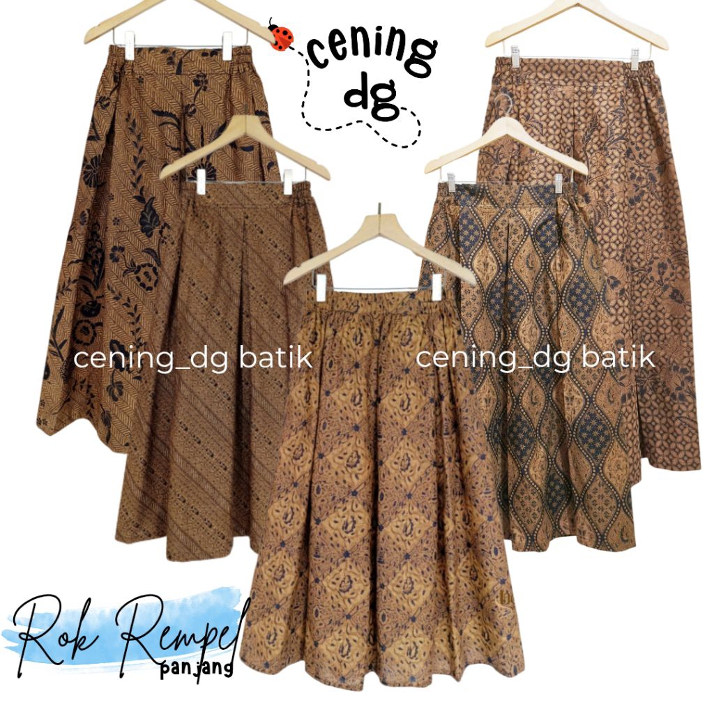 rok batik {REMPEL MAXY} sogan • cening grosir batik solo