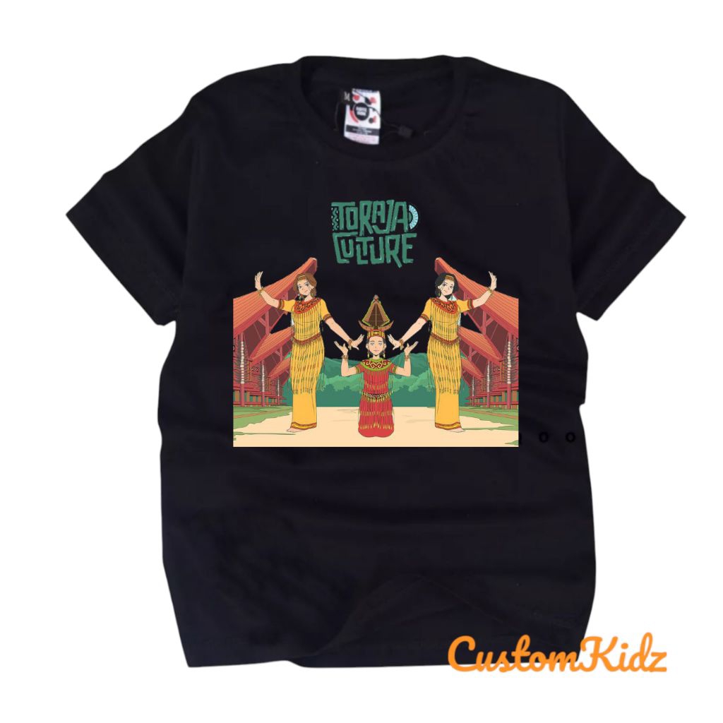 Baju anak kaos anak Toraja Culture kebudayaan toraja Indonesia