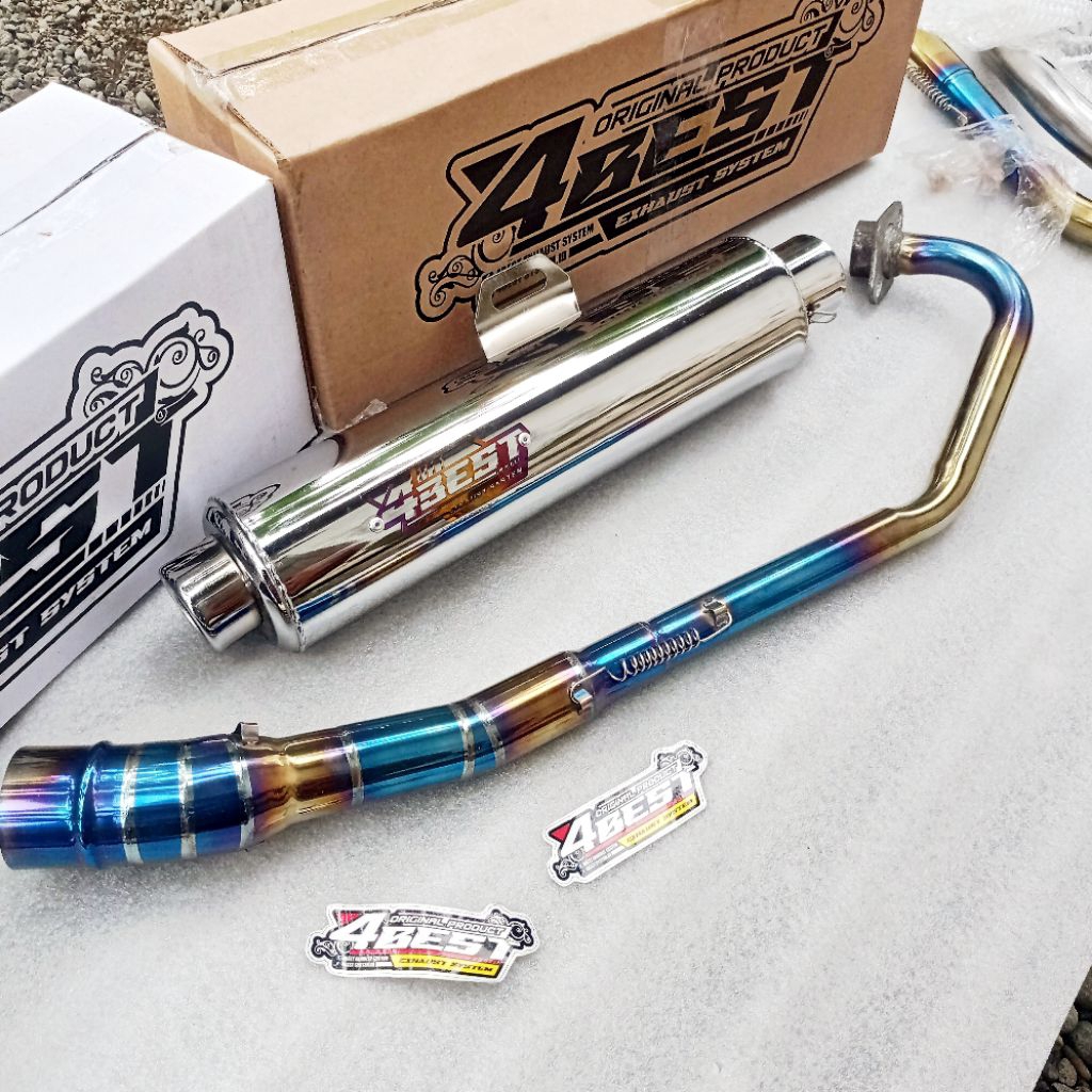 CKD KNALPOT CKD SATRIA FU ORIGINAL 4BEST UNTUK MX KING MX NEW VEGA R VEGA ZR VIXION CB OLD CB NEW SO