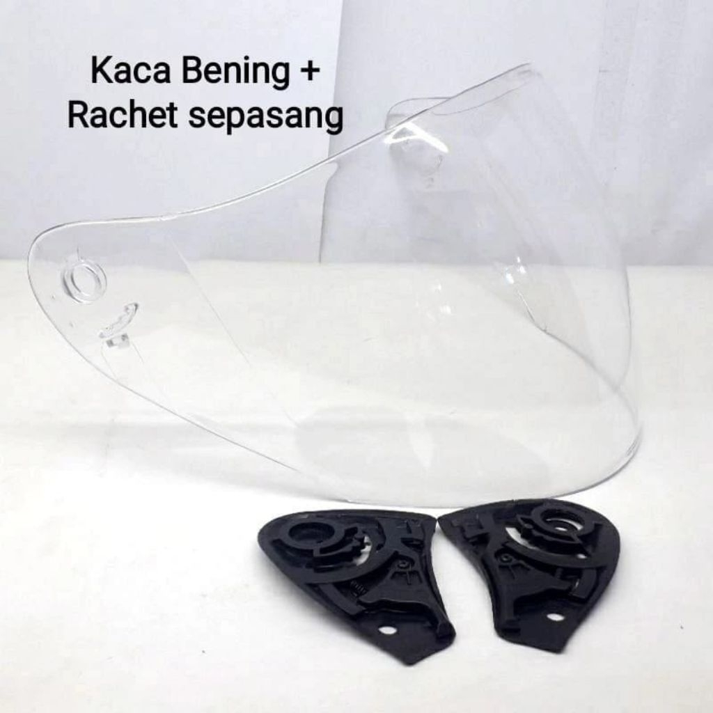 VISOR INKO ORIGINAL Kaca Helm KYT JET Visor Helmet CEMBUNG FREE RACHET Murah Berkualitas KYT JET