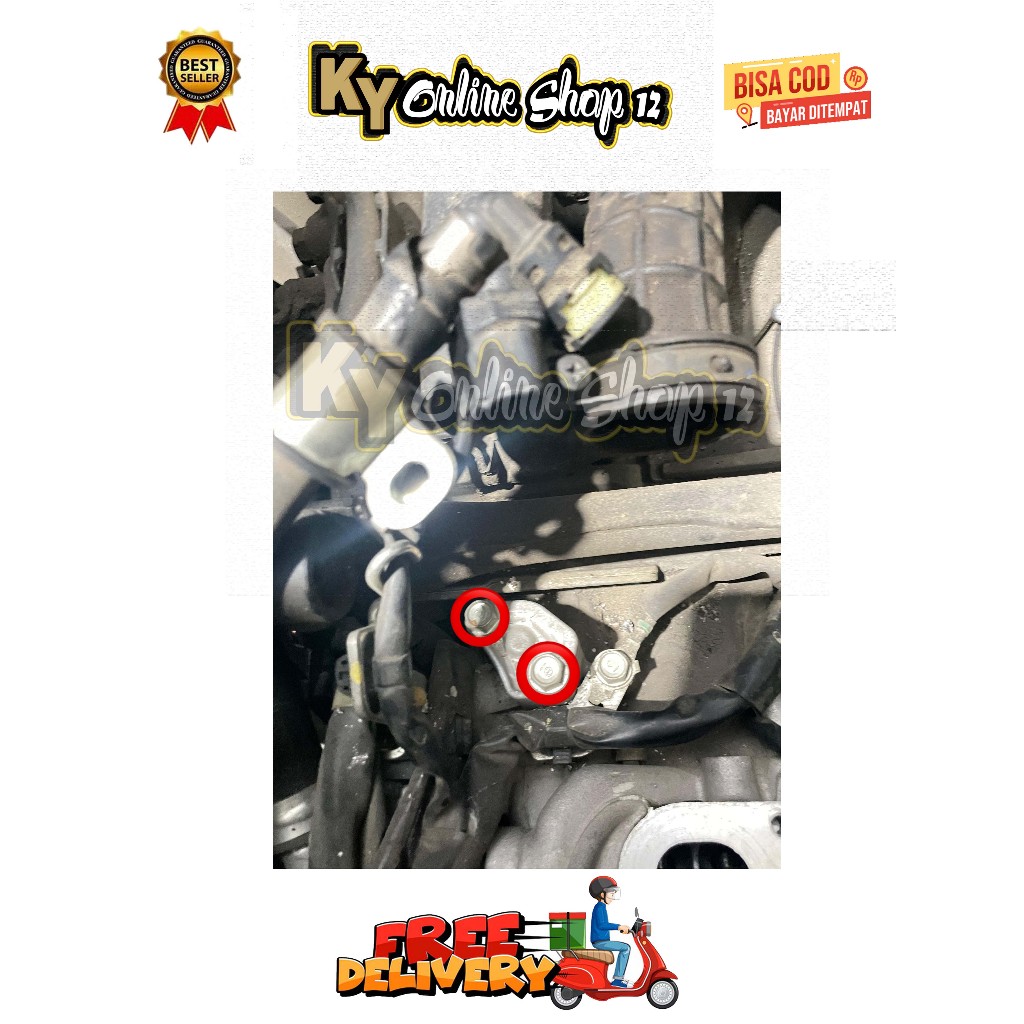 BAUT DUDUKAN TENSIONER ( 2 BAUT ) PCX ADV STYLO VARIO 125 150 160 CBU ABS CBS NEW TAHUN 2015 - 2025 