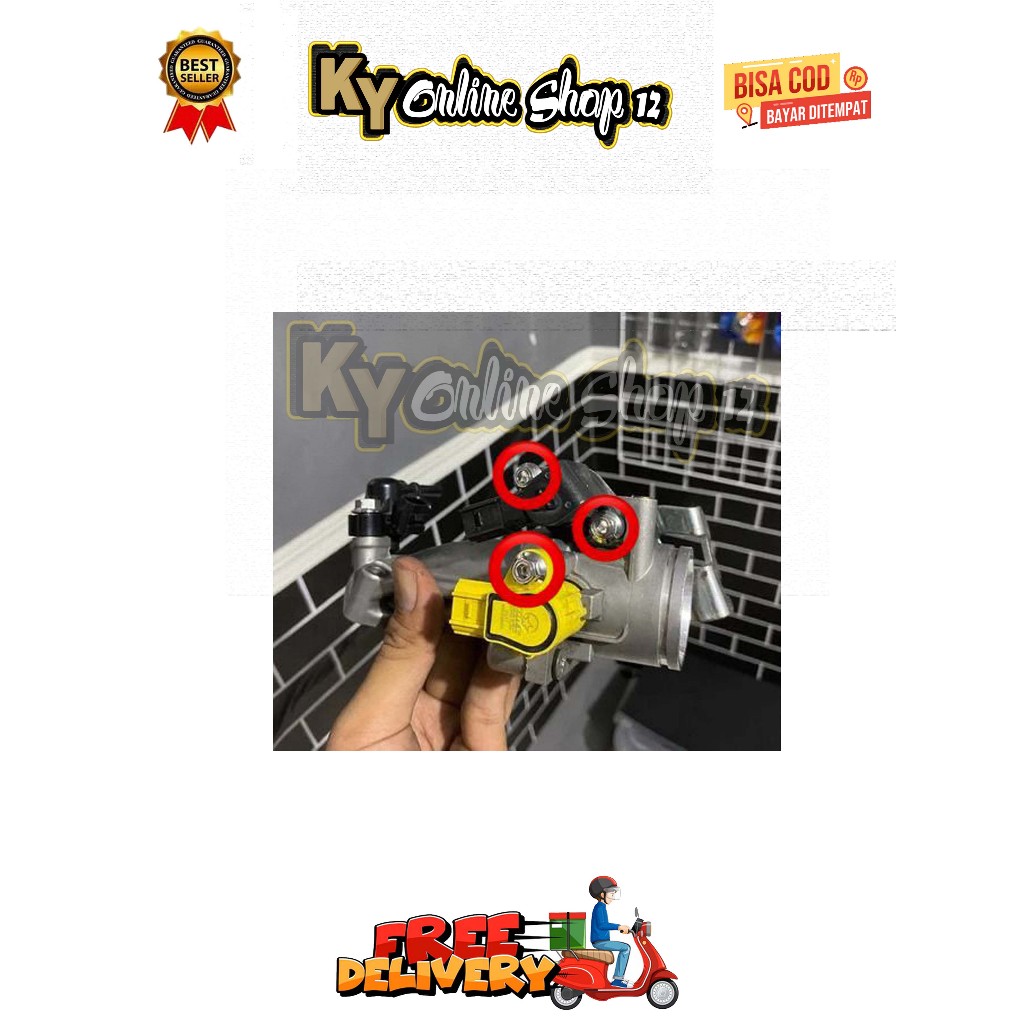 BAUT SENSOR IACV + TPS ( 3 BAUT ) VARIO BEAT DELUXE SCOOPY GENIO SPACY 110 125 150 CBU FI ESP LED NE