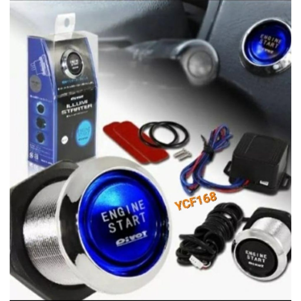Sakral / Switch / Tombol Engin Stater Mobil Universal