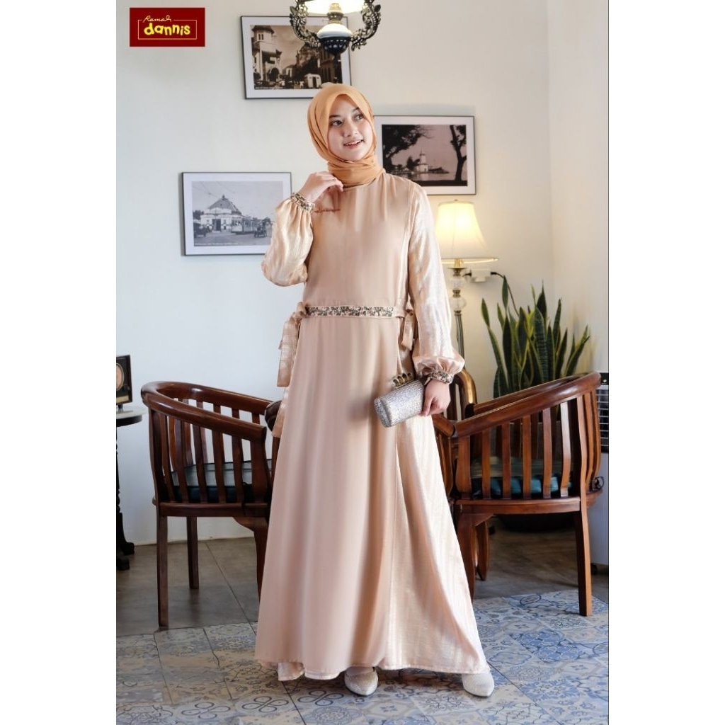 GAMIS/ABAYA DANNIS DEWASA TERBARU "D GLAZE" BY RUMAH DANNIS