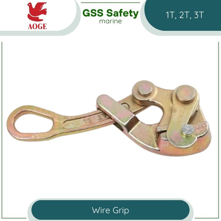 AOGE Wire Grip 1 Ton, 2 Ton, 3 Ton - Alat Pengencang Kabel - Kodokan Cable Grip