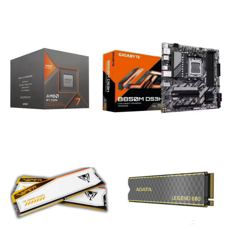 Paket Processor Gaming AMD RYZEN 7 8700G RAM DDR5 32GB B850