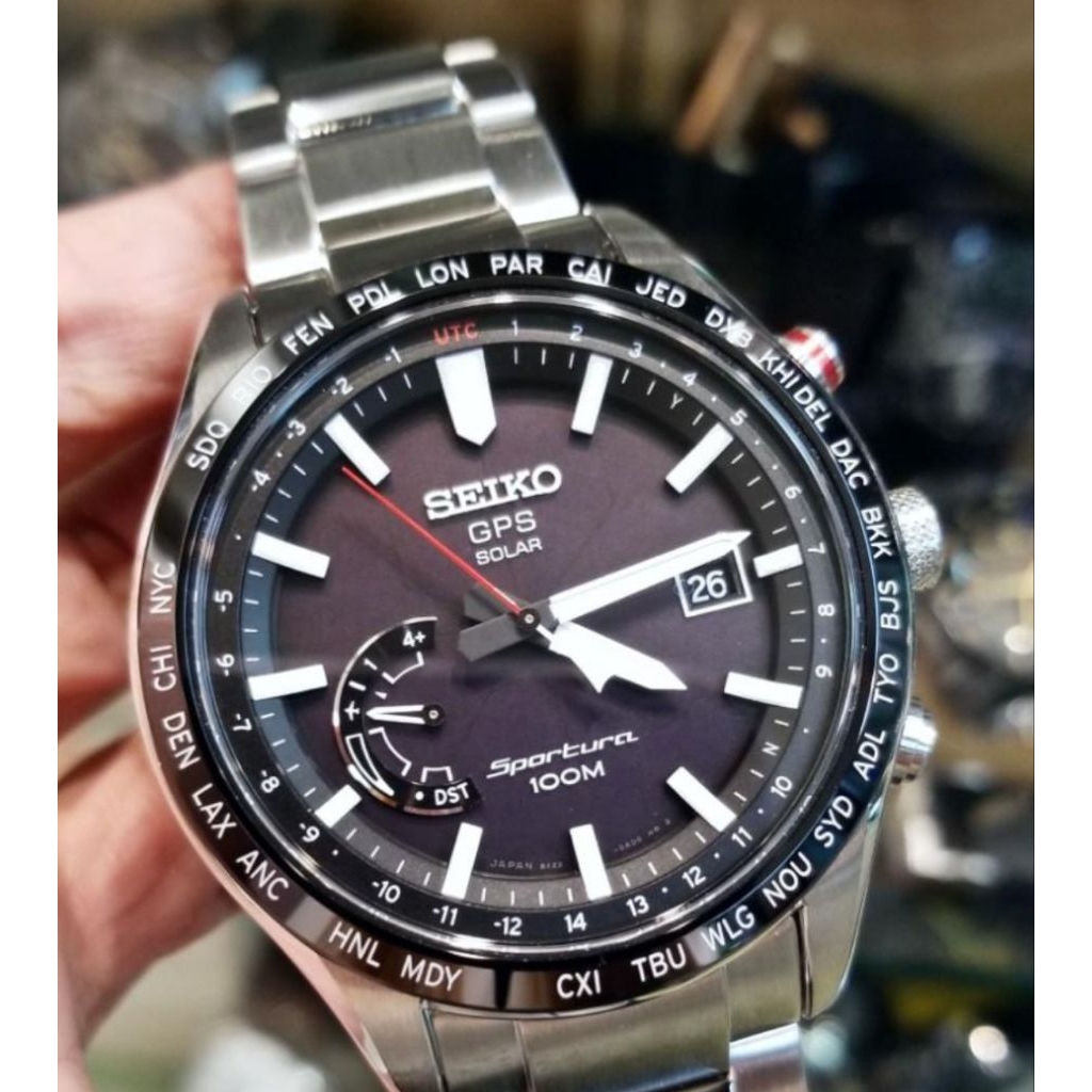 Seiko Sportura GPS Solar SSF003J1 Made In Japan