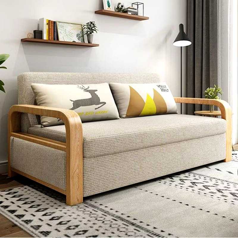 Sofa Bed Retro Minimalis, Arm Chair Sleeper Sofa Bed