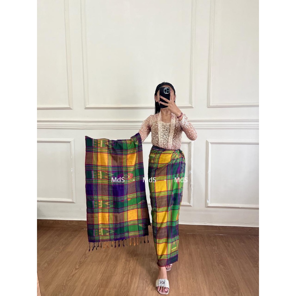 MdS Kamen Sutra Mastuli Original Singaraja Set Selendang Besar Sudah Lasem