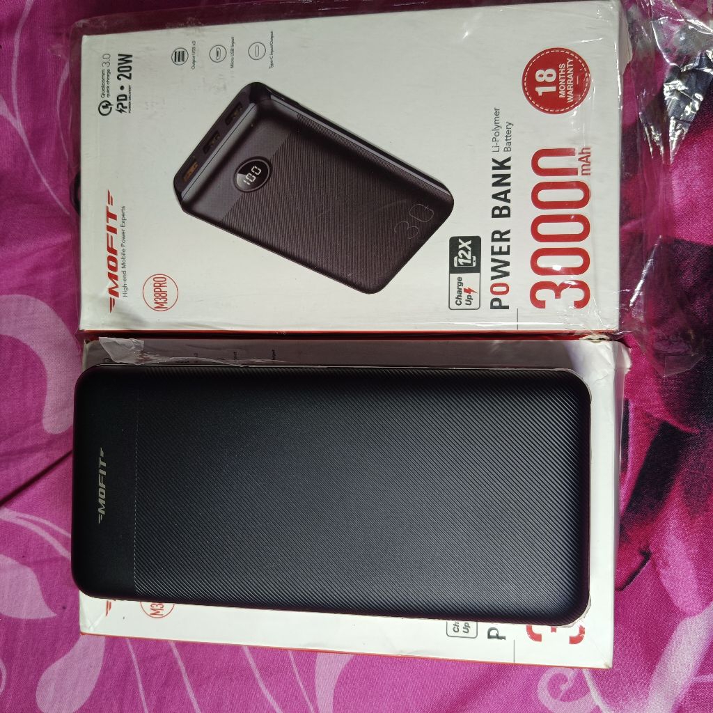power bank mofit 10watt 30000mah