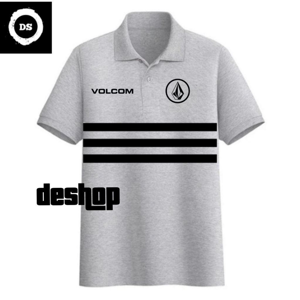 Tshirt - Polo Shirt - Kaos Polo - Kaos Kerah - Baju Kerah - Volcom