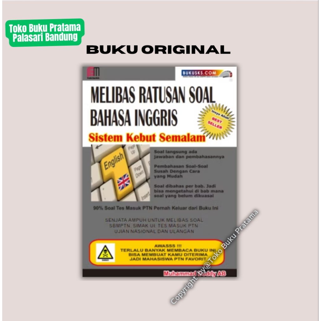 Buku Belajar Bahasa Inggris SMA - SKS Melibas Soal Bahasa Inggris UTBK TKA - ORI