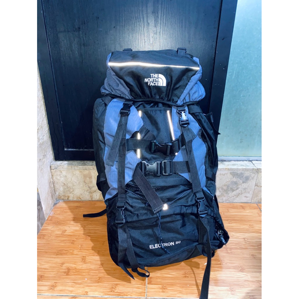 the North Face vintage electron 80 liter backpack tas gunung the North Face tas carrier vintage the 