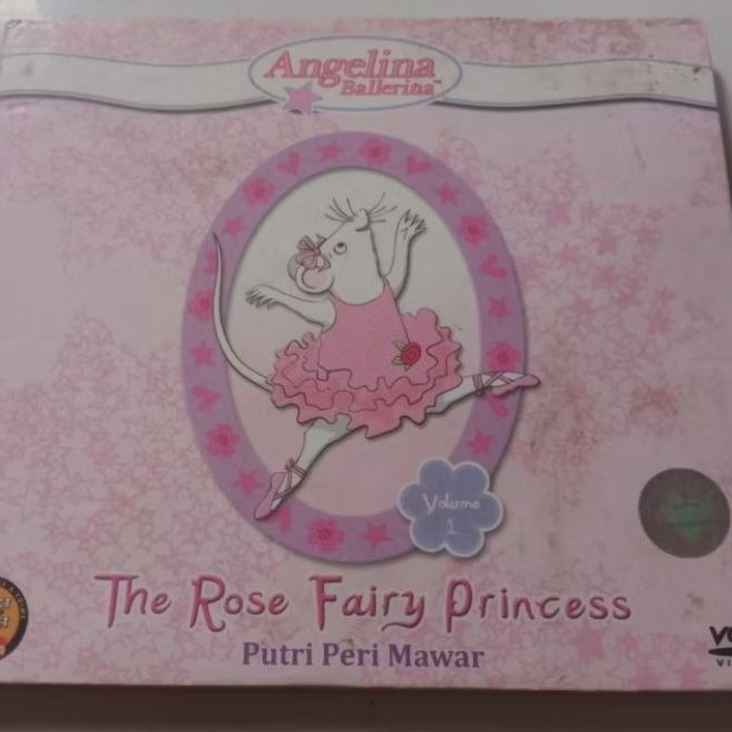 VCD Original Animasi Angelina Ballerina - The Rose Fairy Princess Putri Peri Mawar Teks Indonesia